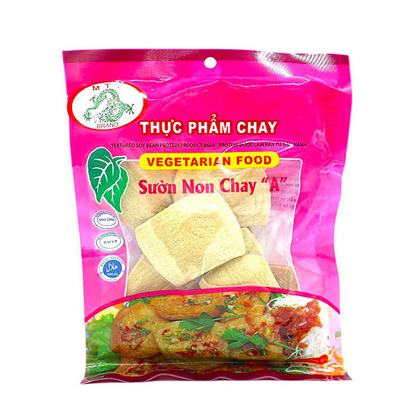 MTT Vegetarian Food Pork Rib Slice - Sườn Non Lát Chay MTT (30 x 3.5 Oz)