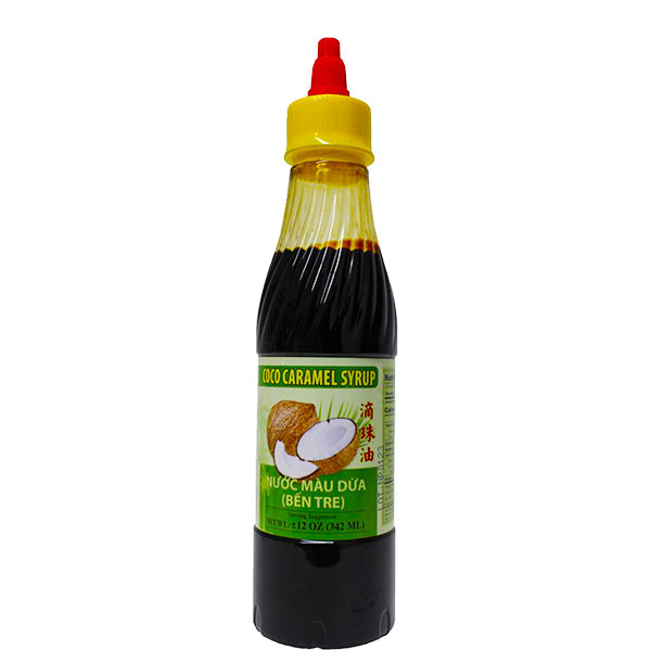 Coconut Caramel Syrup (Nước Màu Dừa Bến Tre) 24 x 12 Oz