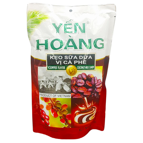 Yến Hoàng Coconut Milk Candy Coffee Flavor (40 Bags x 7 Oz)