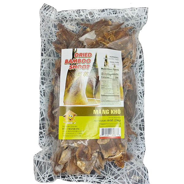 Dried Bamboo Shoot (Măng Khô) 24 Bags x 8 Oz