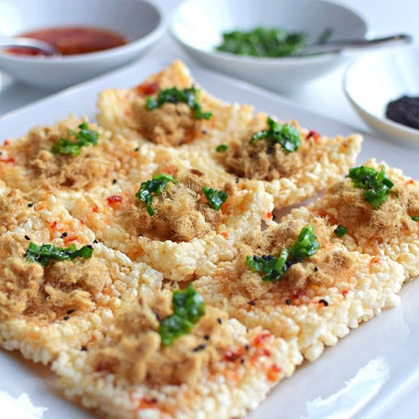 Fried Rice With Fish Floss (Cơm Cháy Chà Bông)