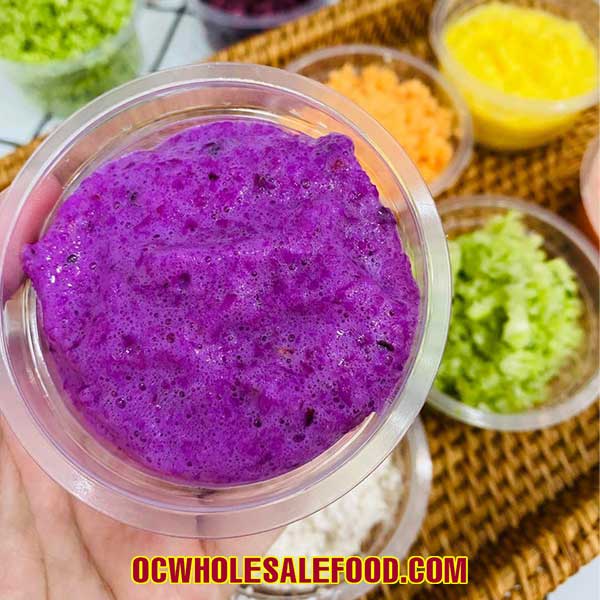 Frozen Grated Purple Yam (Khoai Mỡ Xay) 40 x 16 Oz *NP*