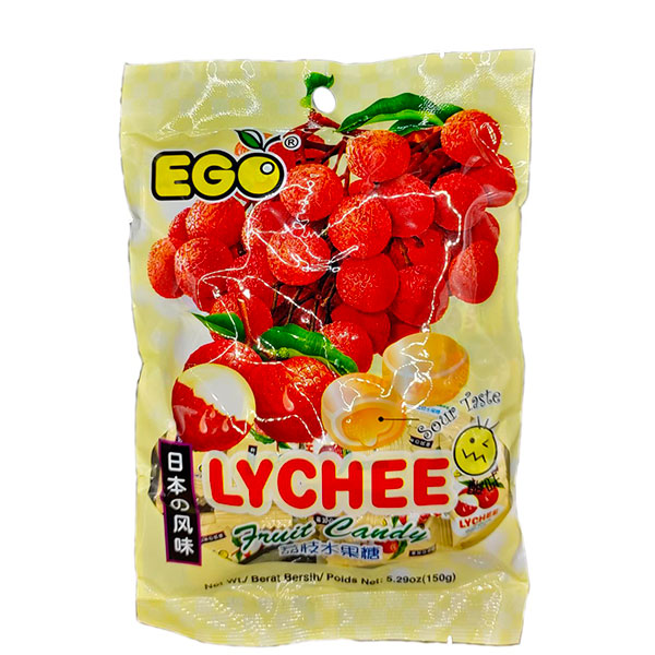 EGO Lychee Fruit Candy 30 x 5.29 Oz