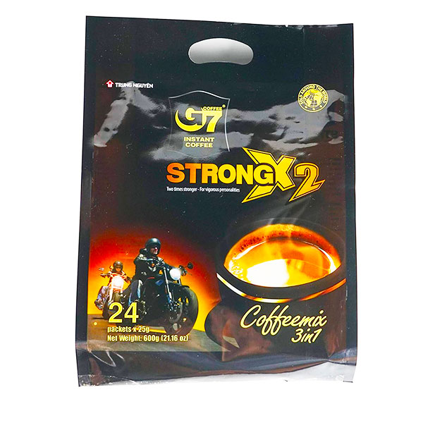 Trung Nguyên G7 3-in 1 Coffee X2 (Double Strength) 24 x 24' x 25G