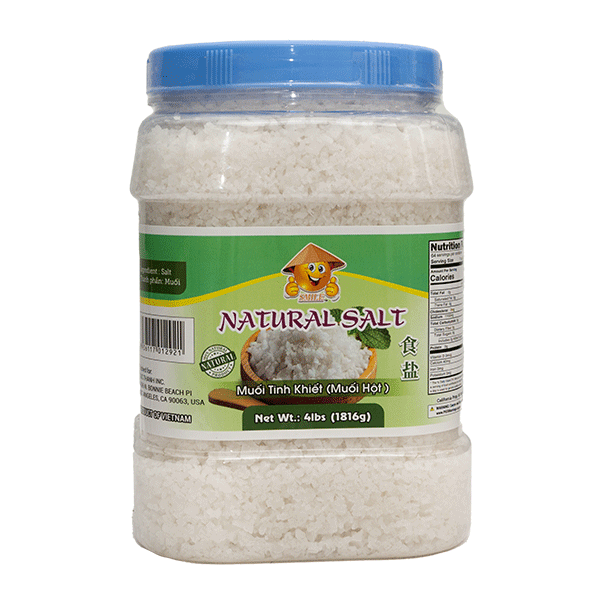 Natural Salt (Muối Hạt) 6 X 4 Lbs