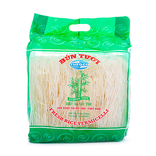 Bamboo Tree Rice Vermicelli (Bún Tươi Ba Cây Tre) 18 x 32 Oz