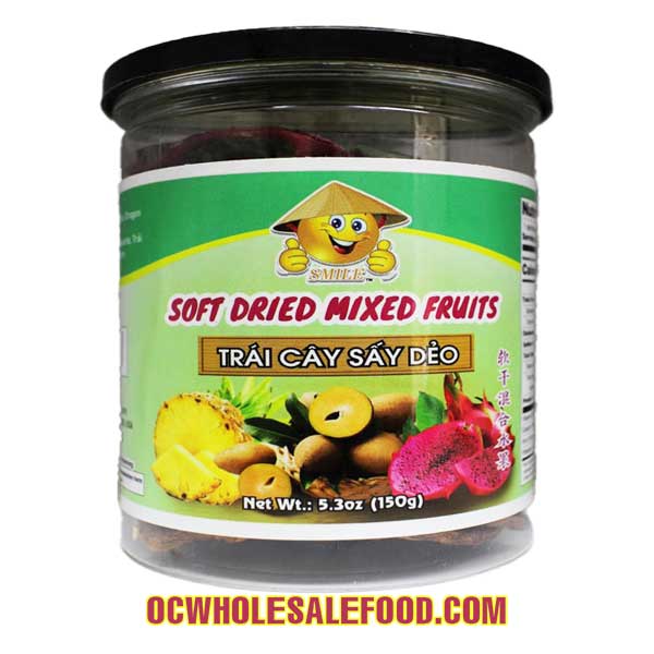 Soft Dried Mixed Fruit (Trái Cây Sấy Dẻo) 24 x 5.3 Oz