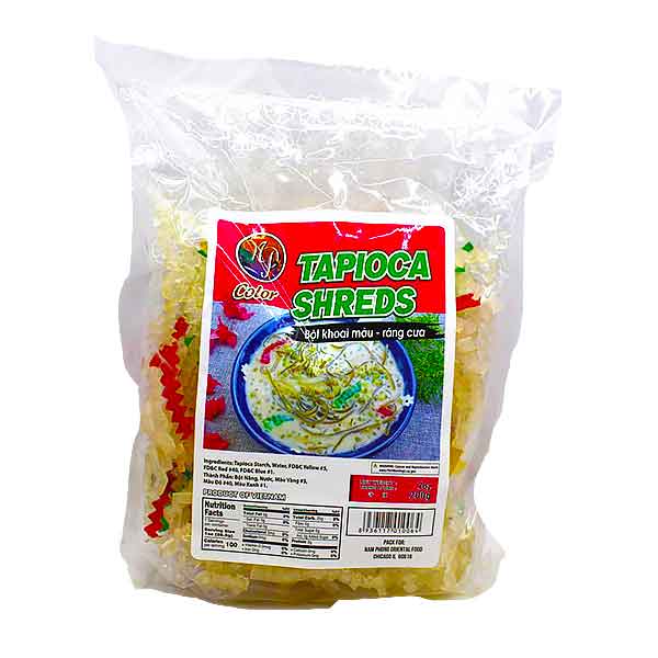 Tapioca Shreds Colors (Bột Khoai Màu) 30 x 7 Oz *NP*