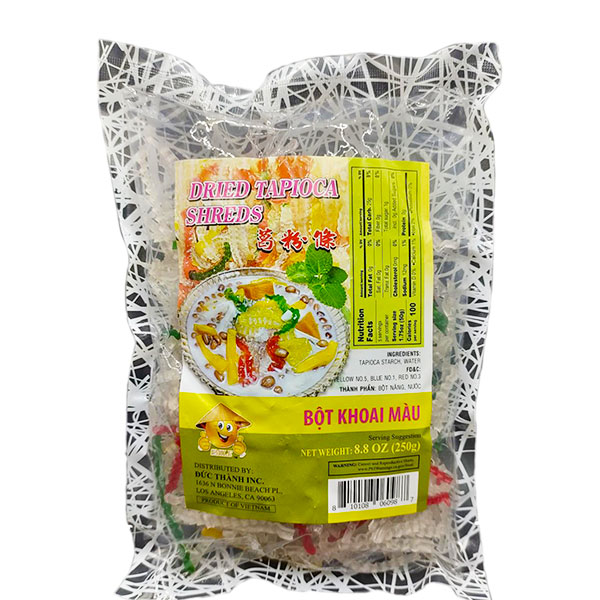 Tapioca Shreds Colors (Bột Khoai Màu) 50 x 8.8 Oz *Smile*