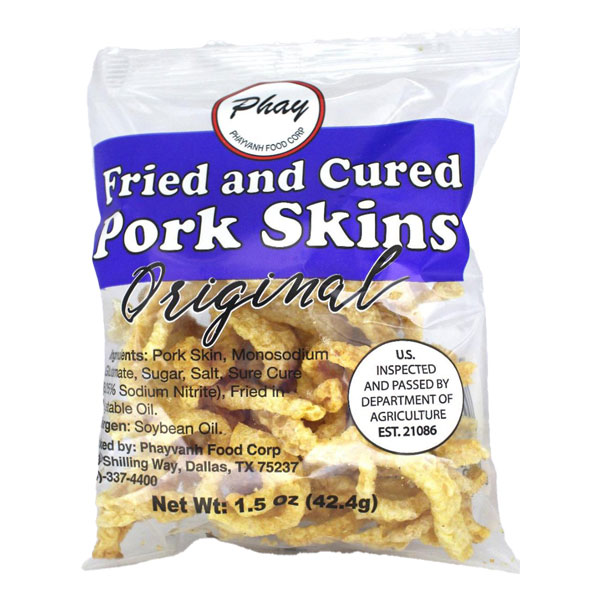 Fried And Cured Pork Skin (Original) 50 x 1.5 Oz