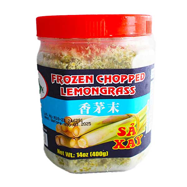 Frozen Chopped LemonGrass (Xả Bào) 24 x 14 Oz