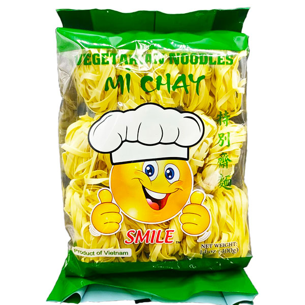 Smile Vegetarian Noodle Wide - Mì Chay Sợi Lớn Smile