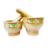 Wooden Mortar Pestle 20cm Coi Gia 20cm 4pc ctn Smile