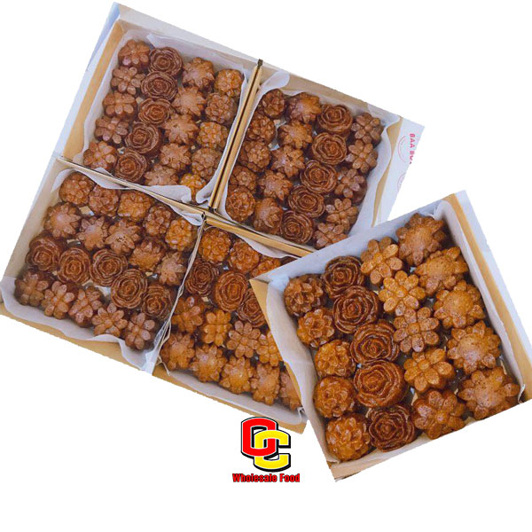 Frozen Palm Sugar Honey Comb Cake (Bánh Bò Nướng Hoa 12pcs) 40 x 10.6 Oz