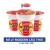 Acecook Thai Shrimp Hot Pot Flav Cup Noodle (Mì Lẩu Thái Tôm) 67g x 24 Cups