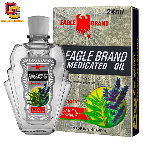 Eagle Brand Aromatic Lavender Medicated Oil (12 x 24ml)