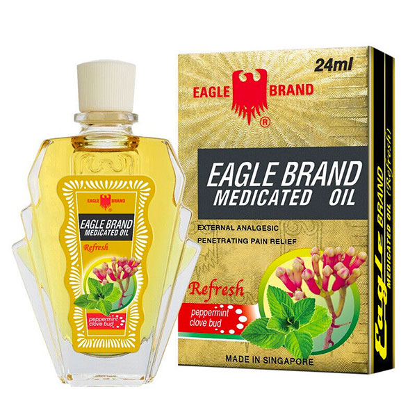 Eagle Brand Medicated Oil Yellow (12 x 24ml)