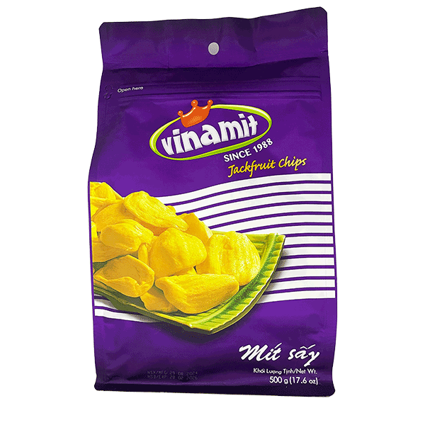 Vinamit Jackfruit Chips (Mít Sấy) 10 x 17.5 Oz