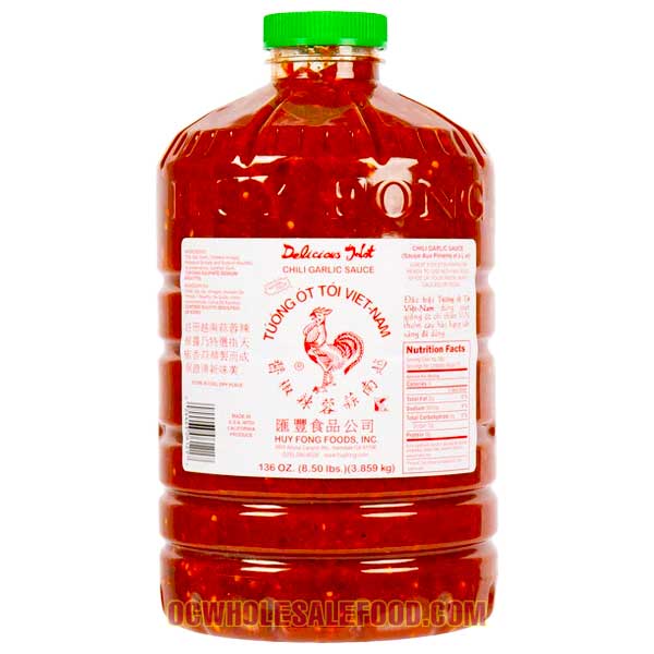 Huy Fong Chili Garlic Sauce (3 x 1 Gal)