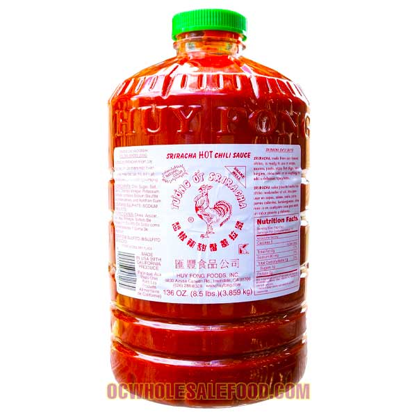 Huy Fong Sriracha Chili Sauce (3 x 1 Gal)