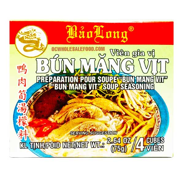 Bao Long Bun Mang Vit Seasoning - Viên Gia Vị Bún Măng Vịt Bảo Long