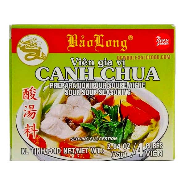 Bao Long Canh Chua Seasoning - Viên Gia Vị Canh Chua Bảo Long