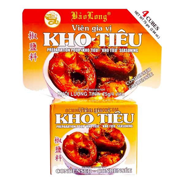 Bao Long Kho Tieu Seasoning - Viên Gia Vị Kho Tiêu