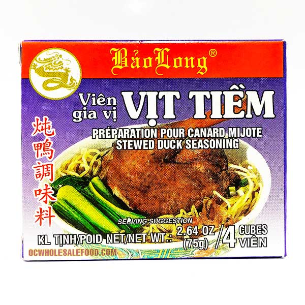 Bao Long Stewed Duck Soup Seasoning - Viên Gia Vị Vịt Tiềm Bảo Long