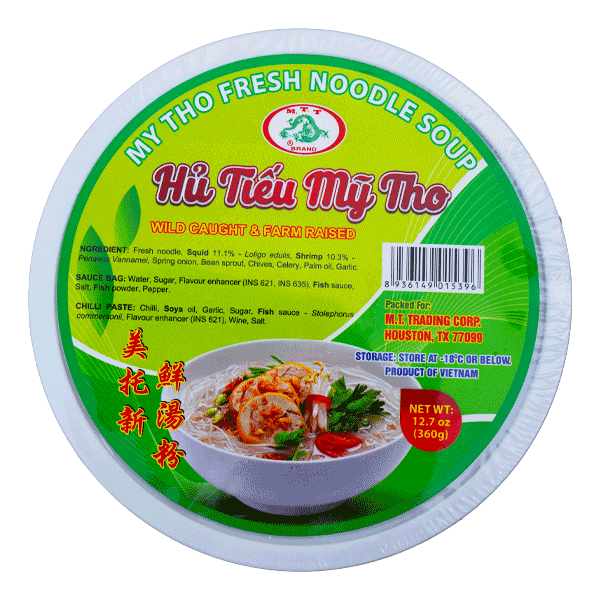 MTT My Tho Fresh Noodle Soup - Hủ Tiếu Mỹ Tho Ăn Liền MTT (12 x 12.7 Oz)