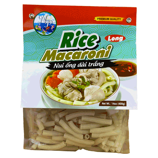 NP Rice Macaroni Long White - Nui Ống Dài Trắng NP