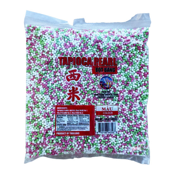 NP Tapioca Pearl Mix Colour - Bột Báng Màu NP