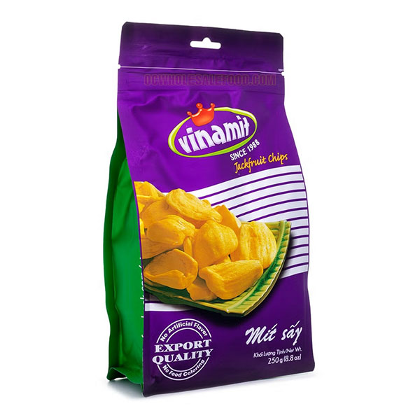 Vinamit Jackfruit Chips - Mít Sấy Vinamit (20 x 8.8 Oz)