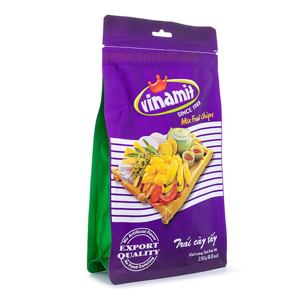 Vinamit Mixed Fruit Chips - Trái Cây Sấy Vinamit (20 x 8.8 Oz)