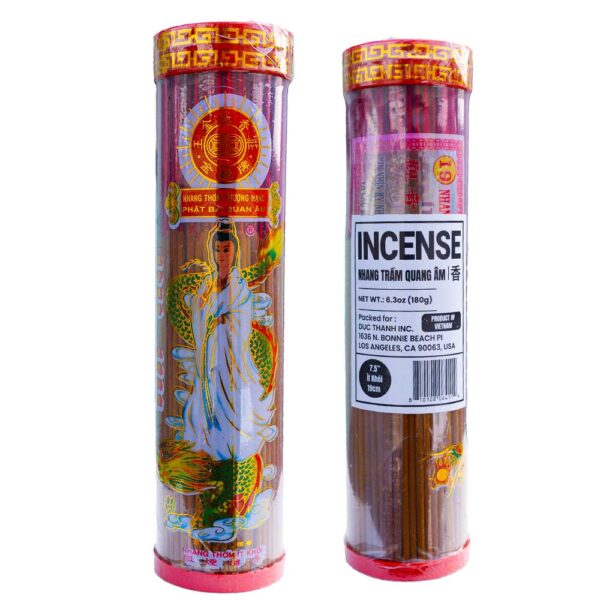 Incense 19cm - Nhang Trầm Quan Âm 19cm (20 x 6.3 Oz)