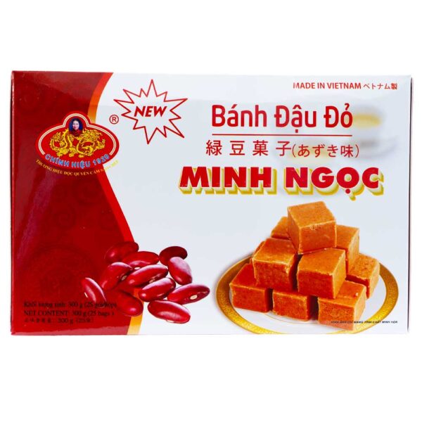 Minh Ngoc Red Bean Cake - Bánh Đậu Đỏ Rồng Vàng Minh Ngọc (44 x 10.5 Oz)