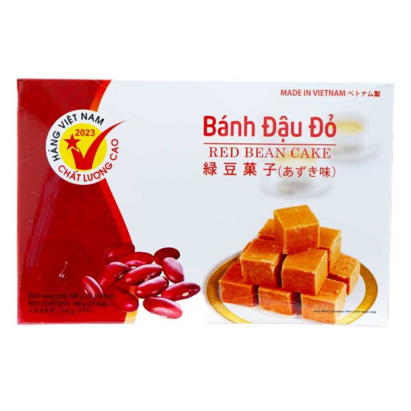 Minh Ngoc Red Bean Cake - Bánh Đậu Đỏ Rồng Vàng Minh Ngọc (44 x 10.5 Oz) - Image 2