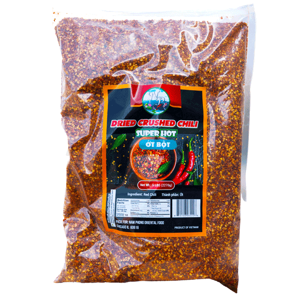 NP Dried Crush Chilli (5LB) - Ớt Bột (6 x 5lbs)