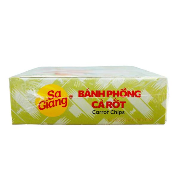 Sa Giang Carrot Chips - Bánh Phồng Cà Rốt Sa Giang (50 x 7 Oz) - Image 3