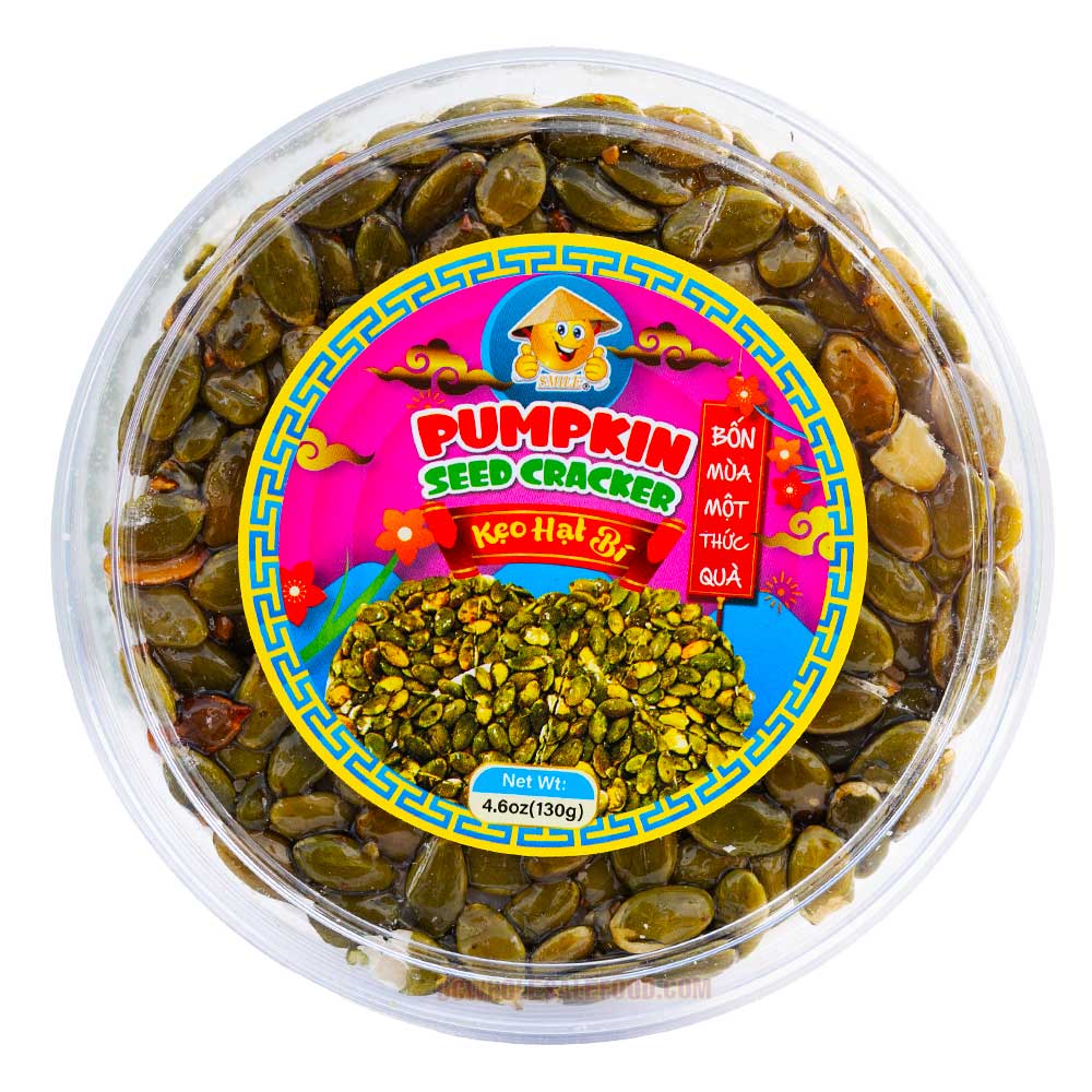 Smile Pumpkin Seed Cracker - Kẹo Hạt Bí (30 x 4.6 Oz)