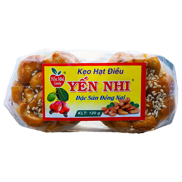 Yen Nhi Cashew Nut Cracker - Kẹo Hạt Điều Yến Nhi (30 x 4.2 Oz)